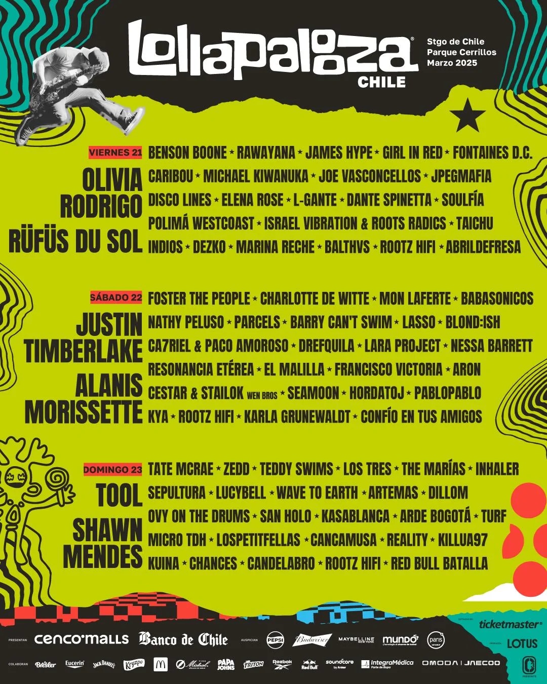 Concurso: Rockaxis te invita a Lollapalooza Chile 2025